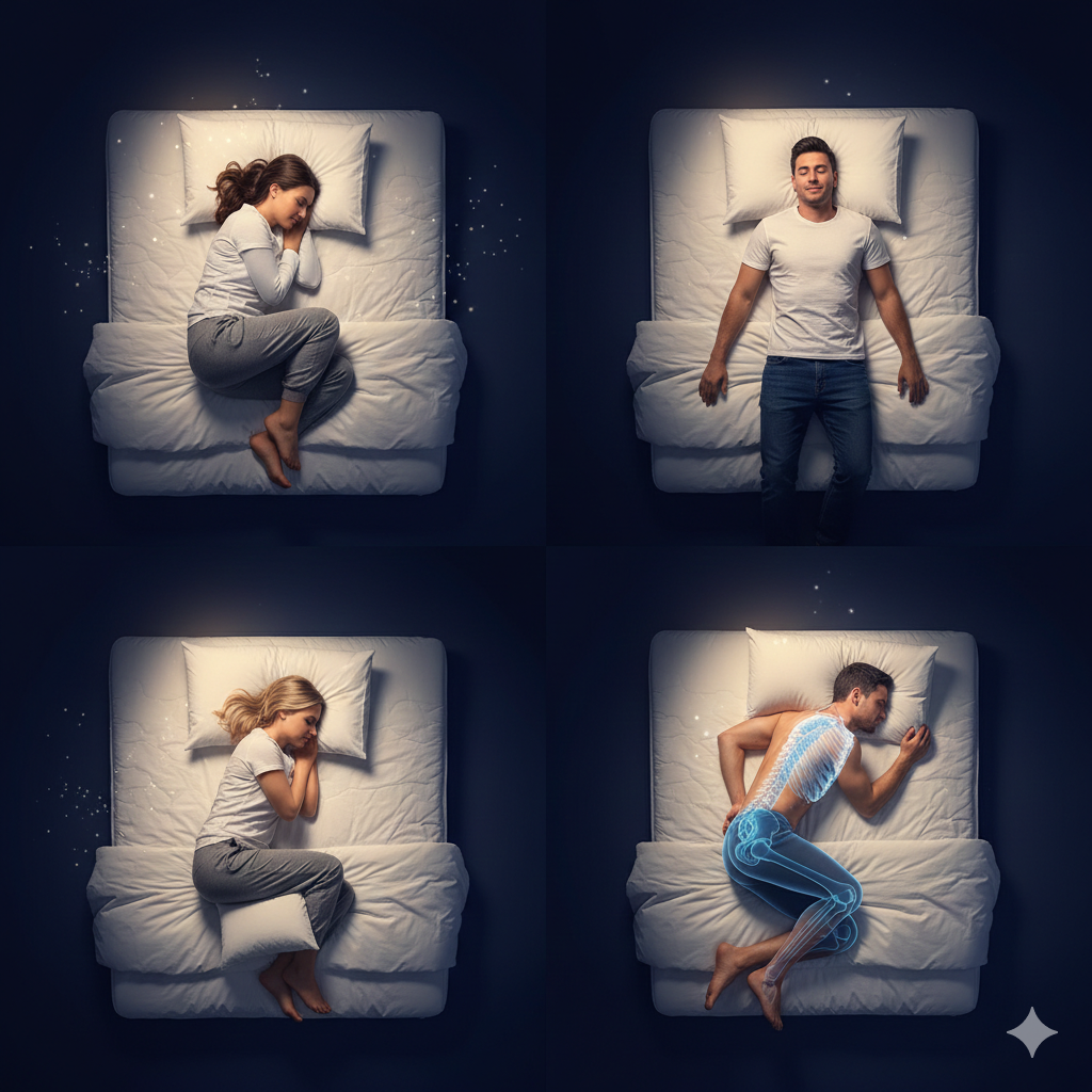 Qual a melhor posição para dormir se tenho dor nas costas?